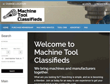 Tablet Screenshot of machinetoolclassifieds.com